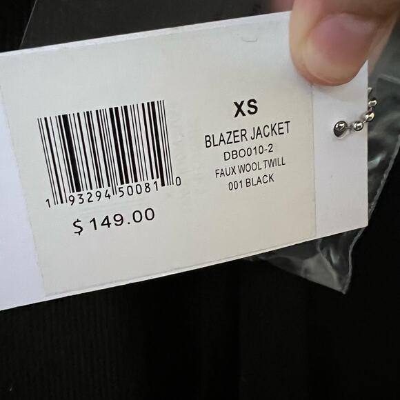 Danielle Bernstein We Wore What Black Overcoat Size XS - Picture 5 of 7